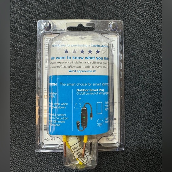 Lutron Caseta Wireless Switch PD-5ANS-WH-R Control Lights New sealed box - Picture 2 of 5